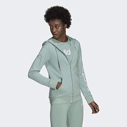 adidas womens Essentials Logo Full-zip Hoodie in Kuwait