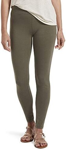 HUE Women's Cotton Ultra Legging with Wide Waistband, Assorted in Kuwait