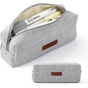 ANGOOBABY Small Pencil Case Student Pencil Pouch Coin Pouch Cosmetic Bag Office Stationery Organizer For Teen School-Beige in Saudi Arabia