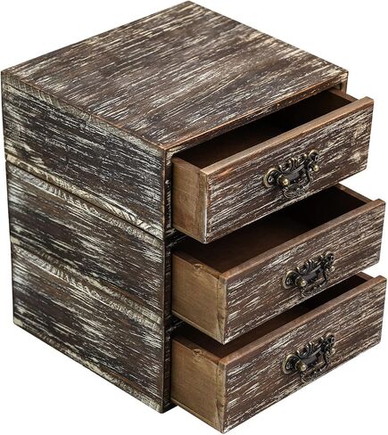 Farmhouse Wood Desktop Mail Organizer Desk Mail Organizer with 2-Slot Desktop Mail Sorter Mail Holder Desk File Organizer Bill Paper Folder Office Desk Accessories Rustic Office Supplies Home Decor in Saudi Arabia