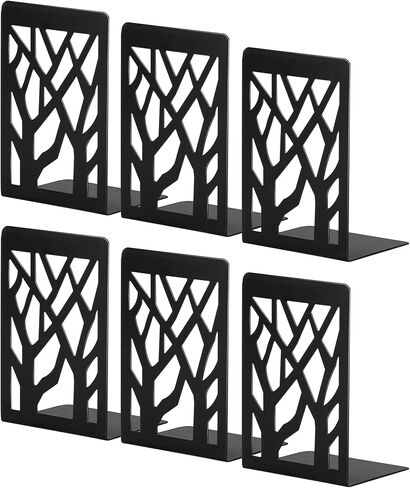 Book Ends, Bookends, Book Ends for Shelves, Bookends for Shelves, Bookend, Book Ends for Heavy Books, Book Shelf Holder Home Decorative, Metal Bookends Black 2 Pair, Bookend Supports, Book Stoppers in Saudi Arabia