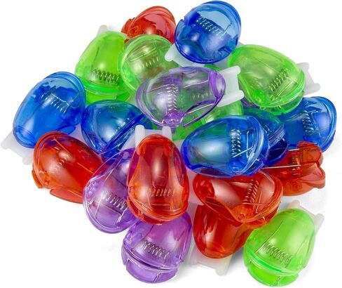 Officemate Standard Cubicle Clips, Assorted Translucent Colors, Pack of 4 (30172) in Saudi Arabia
