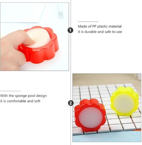 Kisangel 10 قطع إسفنجة رطبة لإصبع الأصابع من أجل أفضل قبضة وثائق فواتير الدولار in Kuwait