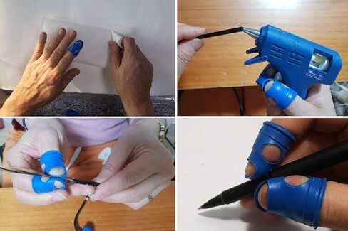 Rubber Fingers Tips for Money Counting Non - Slip Rubber Gel, Finger Han Tip Protector for All Your Counting, Filing, Collating and Sorting tasks, Silicone Thimble(S) in Saudi Arabia