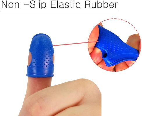 Rubber Fingers Tips for Money Counting Non - Slip Rubber Gel, Finger Han Tip Protector for All Your Counting, Filing, Collating and Sorting tasks, Silicone Thimble(S) in Saudi Arabia