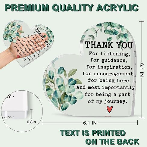 Gifts for Mom, Mom Gifts Birthday Gifts for Mom from Daughter, Transparent Heart-Shaped Acrylic Table Decor for Mom's Special Day, Perfect for Birthdays, Anniversaries, Holidays & More in Saudi Arabia