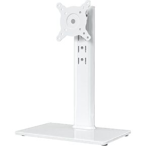 Single LCD Computer Monitor Free-Standing Desk Stand Mount Riser for 13 inch to 32 inch screen with Swivel, Height Adjustable, Rotation, Vesa Base Stand Holds One (1) Screen up to 77Lbs(HT05B-001)) in Saudi Arabia