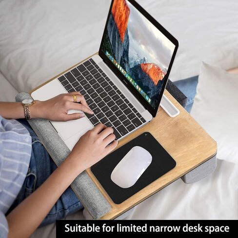 Audimi Small Mouse Pad 6 x 8 Inch, Mini Mouse Pad Thick for Laptop Wireless Mouse Home Office Travel, Portable & Washable (Black) in Saudi Arabia