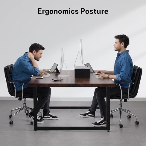 LORYERGO Monitor Stand, 2 Tier Computer Stand, Monitor Stand Riser with Cellphone Holder & Storage Space, Ergonomic Monitor Riser with Cable Management for Laptop, Printer, PC, for Home & Office in Saudi Arabia