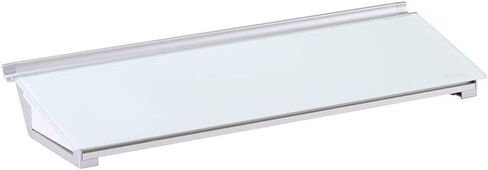 Quartet Glass Dry Erase White Board, Desktop Computer Pad for Notetaking, 18" x 6" Whiteboard, Clean Erase Surface with Storage, 1 Dry Erase Marker, Black Surface (GDP18B) in Kuwait