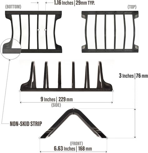 Prosumer's Choice Universal 5 Tablet and Smartphone Charging Organizer Rack / Desktop Stand Holder | iPad Storage Rack in Saudi Arabia