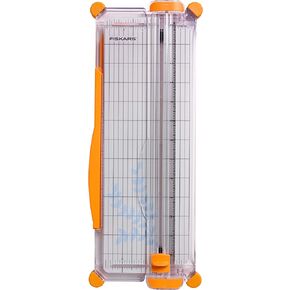 Fiskars SureCut Portable Paper Trimmer, 12 Inch Cut , Orange - 154450-1009 in Saudi Arabia