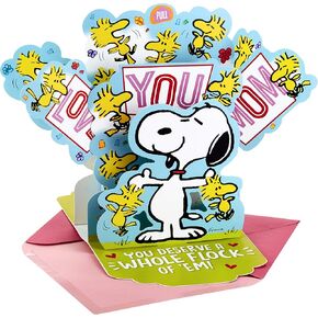 Hallmark Peanuts Pop Up Mothers Day Card from Son or Daughter (Snoopy and Woodstock) in Saudi Arabia