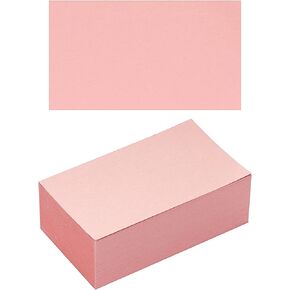 100 Pack Thick Paper Cardstock Blank Heavy Cards Stock for Invitations, Greeting Cards Making, Postcards, Photos, 250GSM Thick Paper (Pink, 4x6 inches)