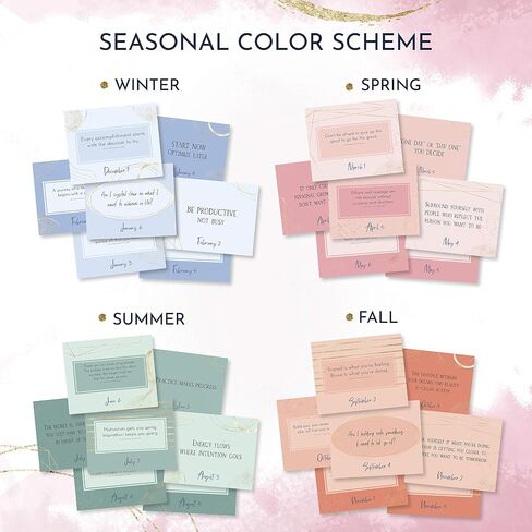 Motivational Calendar - Daily Flip Calendar with Motivational Quotes - Inspirational Gifts for Women, Office Decor for Women, Office Gifts for Women, Motivational Gifts, Desk Decorations Women in Saudi Arabia