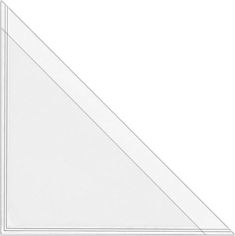 زوايا تقويم قابلة للتقشير والعصا من StoreSMART - بلاستيك شفاف - 10 قطع - STB1336CL-10 in Kuwait