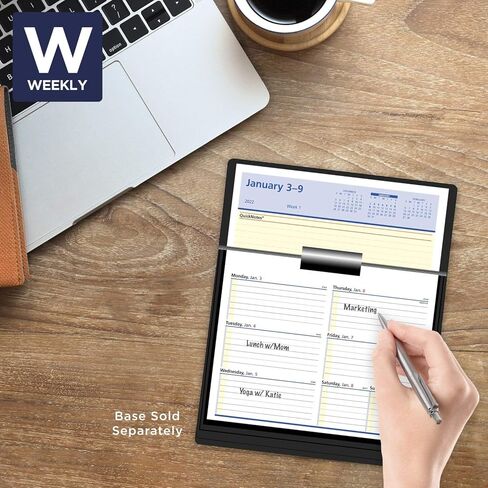 إعادة تعبئة تقويم المكتب اليومي AT-A-GLANCE 2023، 3-1/2 بوصة × 6 بوصة، أوراق فضفاضة، ملاحظات سريعة (E51750) in Kuwait