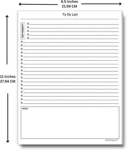 Activity Log Notepad, 60 Page Planning Pad to List a Task, Action or Contact. A Versatile Work Tool to Track Time & Organize Office Productivity. 8.5 X 11, A4 Sheets. in Kuwait