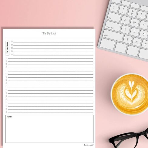 Activity Log Notepad, 60 Page Planning Pad to List a Task, Action or Contact. A Versatile Work Tool to Track Time & Organize Office Productivity. 8.5 X 11, A4 Sheets. in Kuwait