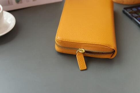 Moterm Zippered Leather Cover for Weeks - Fits Hobonichi Weeks and Weeks Mega Notebook Planners (Pebbled-Burnt Orange) in Saudi Arabia