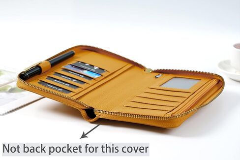 Moterm Zippered Leather Cover for Weeks - Fits Hobonichi Weeks and Weeks Mega Notebook Planners (Pebbled-Burnt Orange) in Saudi Arabia