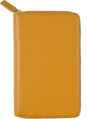 Moterm Zippered Leather Cover for Weeks - Fits Hobonichi Weeks and Weeks Mega Notebook Planners (Pebbled-Burnt Orange) in Saudi Arabia