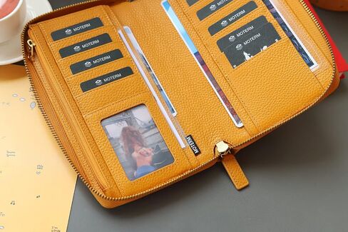 Moterm Zippered Leather Cover for Weeks - Fits Hobonichi Weeks and Weeks Mega Notebook Planners (Pebbled-Burnt Orange) in Saudi Arabia