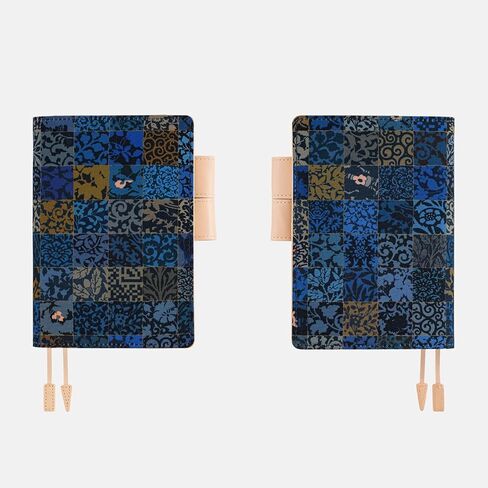 Hobonichi Techo Original & Planner Cover [A6 Cover Only] Eiji Mitooka: Floral Lattice (Blue) in Kuwait