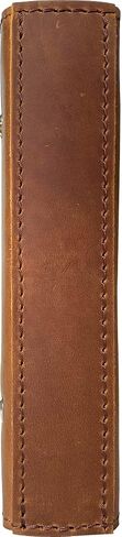 2024-2025 Leather Planner - A5 Genuine Leather Binder Planner with Weekly & Monthly Pages for Men and Women, Inner Pockets and Pen Holder, Refillable in Saudi Arabia