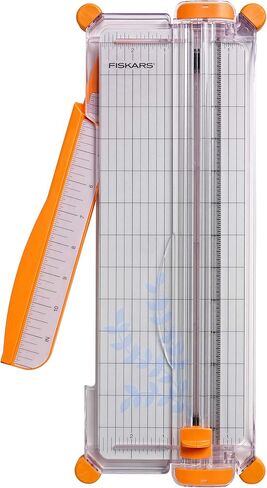 Fiskars SureCut Portable Paper Trimmer, 12 Inch Cut , Orange - 154450-1009 in Saudi Arabia
