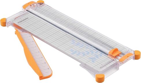 Fiskars SureCut Portable Paper Trimmer, 12 Inch Cut , Orange - 154450-1009 in Saudi Arabia