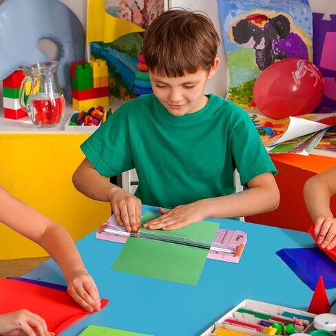 Firbon A4 Paper Cutter 12 Inch Titanium Straight Paper Trimmer with Side Ruler for Scrapbooking Craft, Paper, Coupon, Label, Cardstock(Pink) in Kuwait