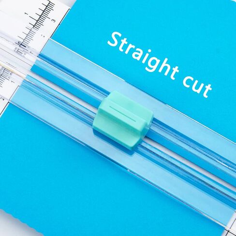 Ecraft Paper Trimmer Replacement Blades Use for 4 Style Multi-Function Scrapbooking Tool with Dial Blades of Wave Paper Cutter Blade Refills Mint Green (4 Pack） in Saudi Arabia