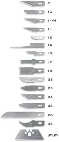 X Acto X202 5 Pack No. 2 Large Fine Point Blade in Saudi Arabia