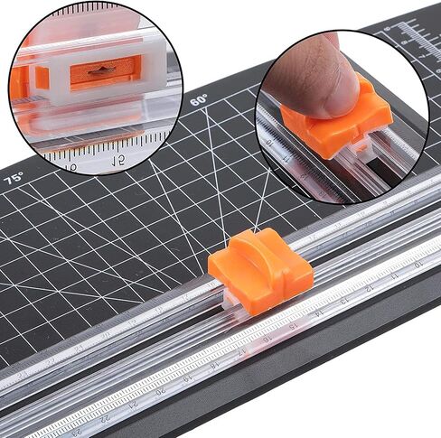 Honoson 6 Pieces Paper Cutter Replacement Blades Paper Trimmer Blades Refill Craft Cutting Replacement Blades for A4 Cutter(Orange) in Saudi Arabia