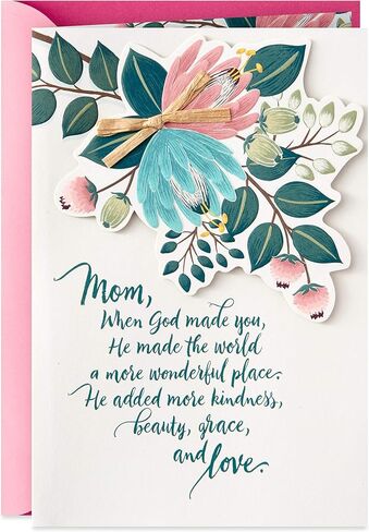 Hallmark DaySpring Religious Mother's Day Card for Mom (Kindness, Beauty, Grace, Love) in Saudi Arabia