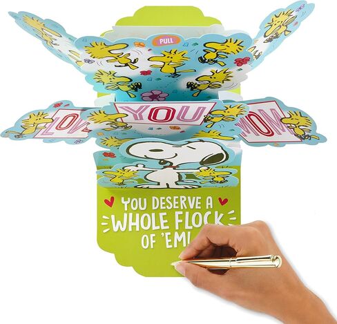 Hallmark Peanuts Pop Up Mothers Day Card from Son or Daughter (Snoopy and Woodstock) in Saudi Arabia