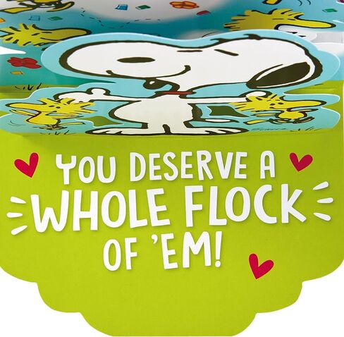 Hallmark Peanuts Pop Up Mothers Day Card from Son or Daughter (Snoopy and Woodstock) in Saudi Arabia