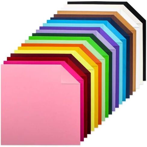 60 Sheets Colored Card Stock Paper 250 gsm 85 lb 12 x 12 20 Assorted Color Cardstock Colorful Paper for Cricut Card Making Paper Crafting in Saudi Arabia
