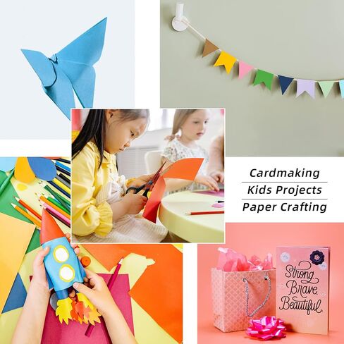 60 Sheets Colored Card Stock Paper 250 gsm 85 lb 12 x 12 20 Assorted Color Cardstock Colorful Paper for Cricut Card Making Paper Crafting in Saudi Arabia