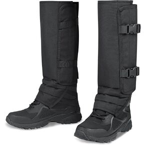 LUCKY CLOVER Snake Gaiters, Waterproof Snake Guards Bite Protection for Lower Legs, Snake Proof Gaiters Fit for Men & Women, Adjustable Size Snake Chaps for Hunting Hiking and Farm Working