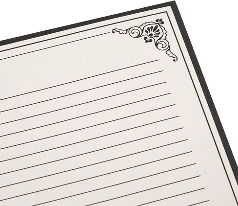 يوفيل ورق قرطاسية مبطن عتيق لكتابة الحروف (كريمي، 8.5 × 11 انش، 48 ورقة) in Saudi Arabia