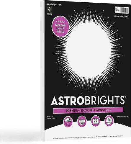 Astrobrights Mega Collection, Colored Paper, "Brilliant" 5-Color Assortment, 625 Sheets, 24 lb/89 gsm, 8.5" x 11 - MORE SHEETS! (91684) in Saudi Arabia