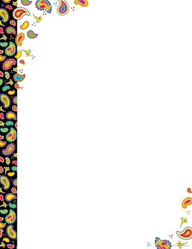 Barker Creek Designer Computer Paper, Black And White Dots, 8.5" x 11", Decorative Printer Paper, Stationery, 50 Sheets per Pkg, Home, School and Office Supplies (717) in Saudi Arabia