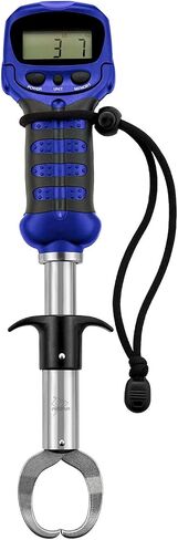 Piscifun Fish Gripper with Digital Fish Scale, Memory Function Fishing Scale, Save Up to Most 10 Set of Weight, Water-Resistant, Portable Stainless Steel Fish Lip Gripper, Fishing Gear Gift for Men in Saudi Arabia