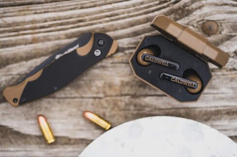 Caldwell E-MAX Shadows 23 NRR - Electronic Hearing Protection with Bluetooth Connectivity for Shooting, Hunting, and Range in Saudi Arabia