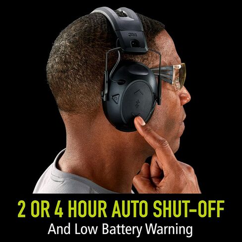 Peltor Sport Tactical 500 Smart Electronic Hearing Protector with Bluetooth Wireless Technology, NRR 26 dB, Bluetooth Headphones Ideal for the Range, Shooting and Hunting,Black in Kuwait