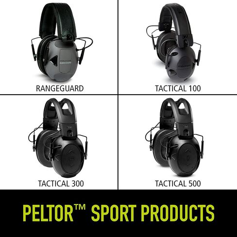 Peltor Sport Tactical 500 Smart Electronic Hearing Protector with Bluetooth Wireless Technology, NRR 26 dB, Bluetooth Headphones Ideal for the Range, Shooting and Hunting,Black in Kuwait