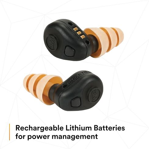 مجموعة سدادات الأذن التكتيكية TEP-200 من 3M، NRR 23 ديسيبل، قابلة لإعادة الشحن، تقليل الضوضاء، الإنشاء، تطبيق القانون in Kuwait