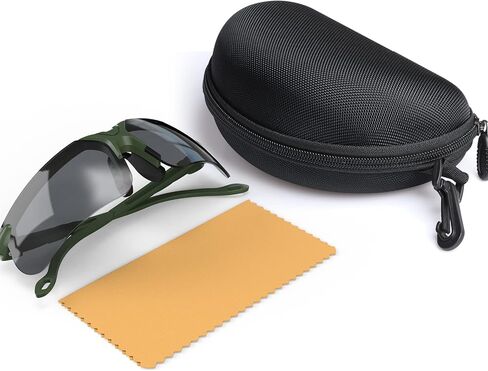 Xaegistac Shooting Glasses with Case Anti Fog Hunting Safety Glasses for Men Women in Saudi Arabia